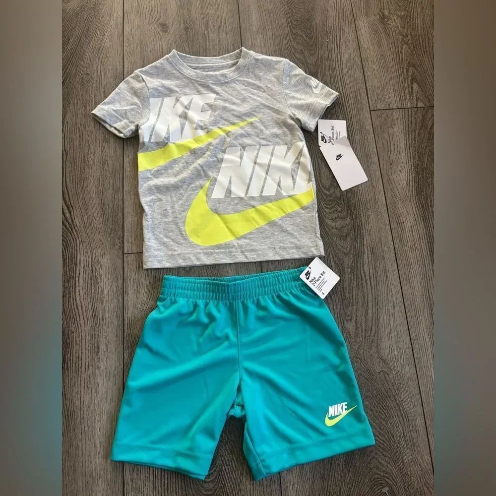 Nike Teal boys  Athletic 2 pc set